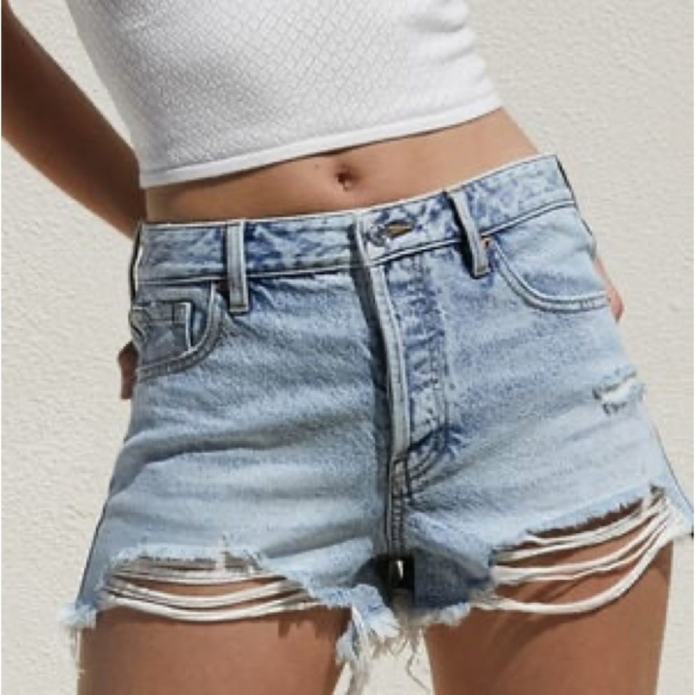 PacSun Distressed Denim Shorts